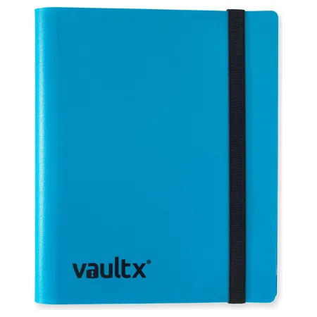4-Pocket Strap Binder — Blue