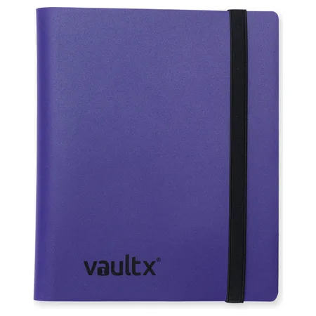 4-Pocket Strap Binder — Purple